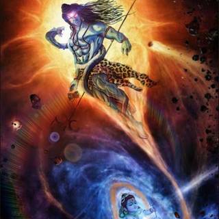 Lord Shiva and Vishnu wallpaper