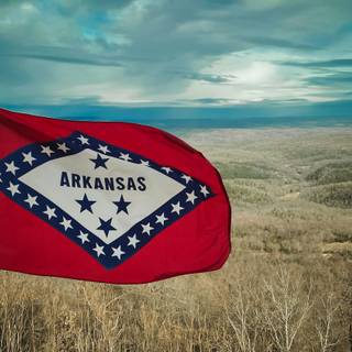 Arkansas flag wallpaper