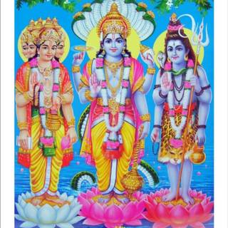 Lord Shiva and Vishnu wallpaper