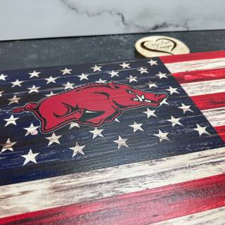 Arkansas flag wallpaper