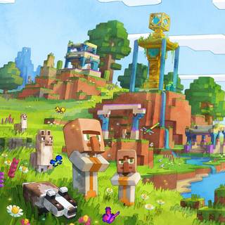 Minecraft iPad wallpaper