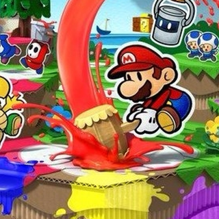 Animated color splash wallpaper