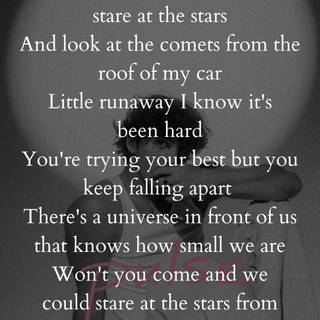 Benson Boone lyrics wallpaper