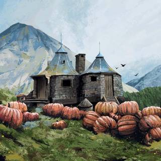 Hagrid's Hut wallpaper
