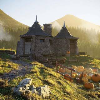 Hagrid's Hut wallpaper