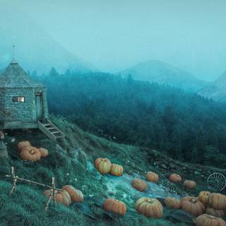Hagrid's Hut wallpaper