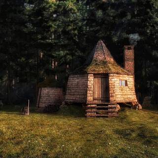 Hagrid's Hut wallpaper