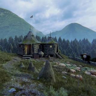 Hagrid's Hut wallpaper