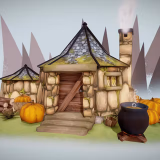 Hagrid's Hut wallpaper