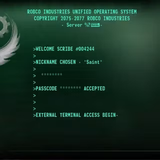 Fallout terminal wallpaper