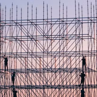 Scaffolding wallpaper