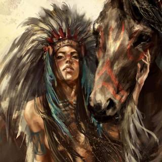 Indian tribe wallpaper