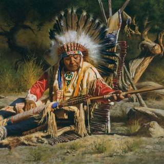 Indian tribe wallpaper