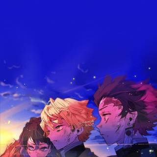 Tanjiro and Inosuke wallpaper