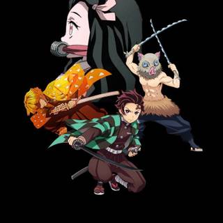 Tanjiro and Inosuke wallpaper