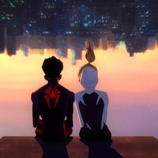 Miles Morales Gwen wallpaper