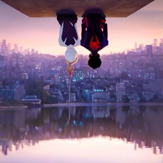 Miles Morales Gwen wallpaper