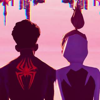 Miles Morales Gwen wallpaper