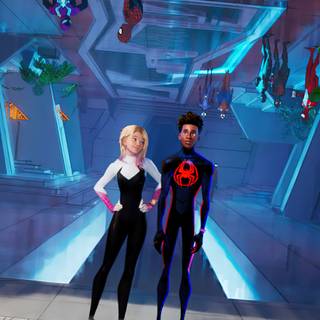 Miles Morales Gwen wallpaper