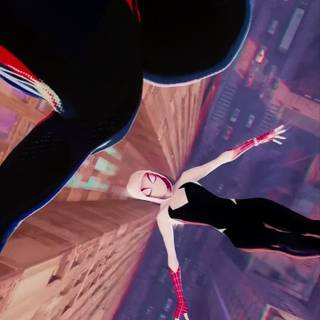 Miles Morales Gwen wallpaper