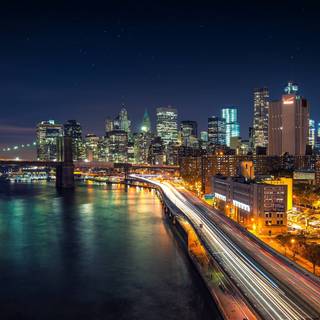 New York dark wallpaper