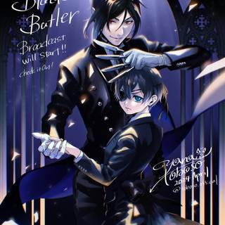 Black Butler phone wallpaper