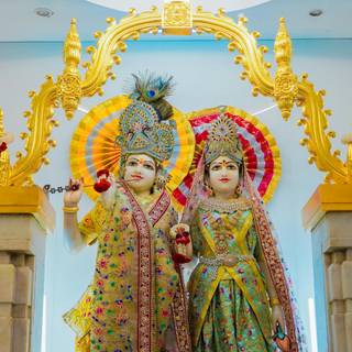 Krishna face 4k wallpaper