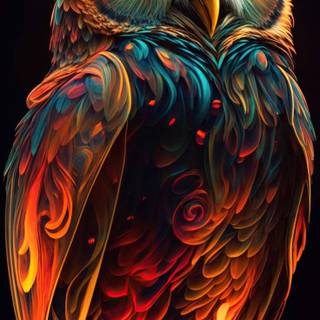 iPhone owl wallpaper