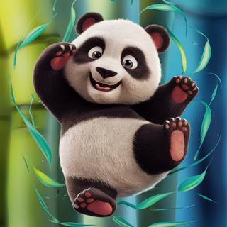iPhone Kung Fu Panda wallpaper