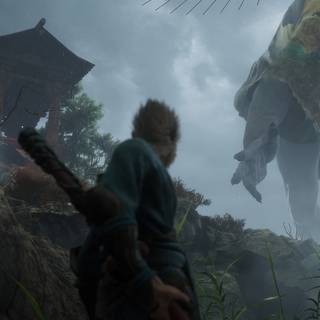 Black Myth Wukong phone wallpaper