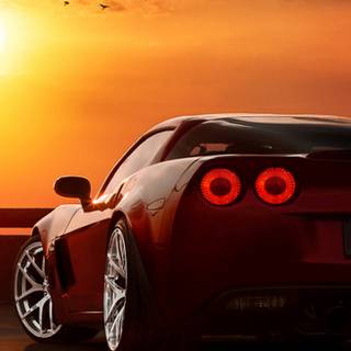 Chevrolet Corvette iPhone wallpaper