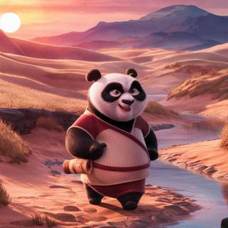 iPhone Kung Fu Panda wallpaper