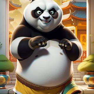 iPhone Kung Fu Panda wallpaper