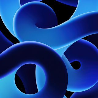 iPhone 13 Pro Max blue wallpaper