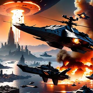 Star Wars Ships iPhone wallpaper