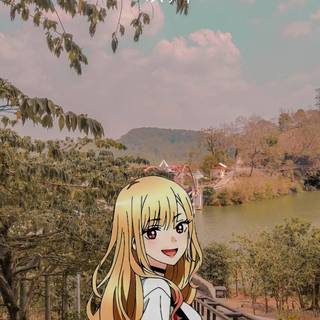 My Dress Up Darling phone wallpaper