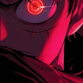 Anime eyes phone wallpaper