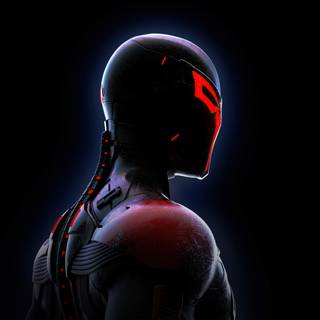 2099 Spider-Man black wallpaper