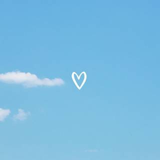 Pastel blue phone wallpaper