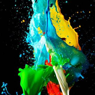 Green iPhone 13 Pro wallpaper