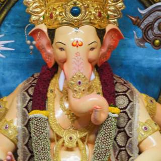 Lalbaugcha Raja 2024 wallpaper