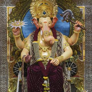 Lalbaugcha Raja 2024 wallpaper