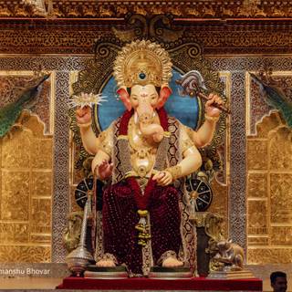 Lalbaugcha Raja 2024 wallpaper