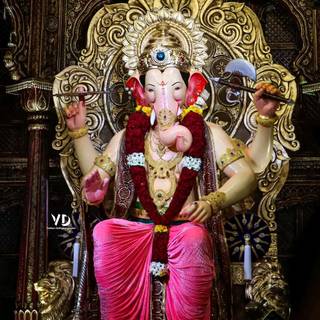 Lalbaugcha Raja 2024 wallpaper