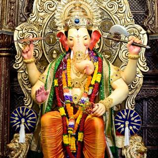 Lalbaugcha Raja 2024 wallpaper
