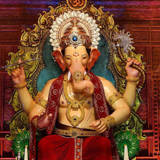 Lalbaugcha Raja 2024 wallpaper