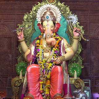 Lalbaugcha Raja 2024 wallpaper