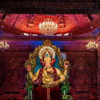 Lalbaugcha Raja 2024 wallpaper
