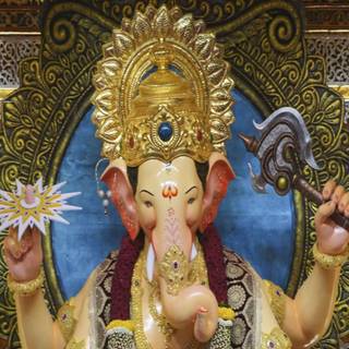 Lalbaugcha Raja 2024 wallpaper