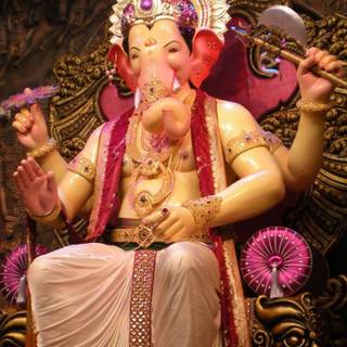 Lalbaugcha Raja 2024 wallpaper